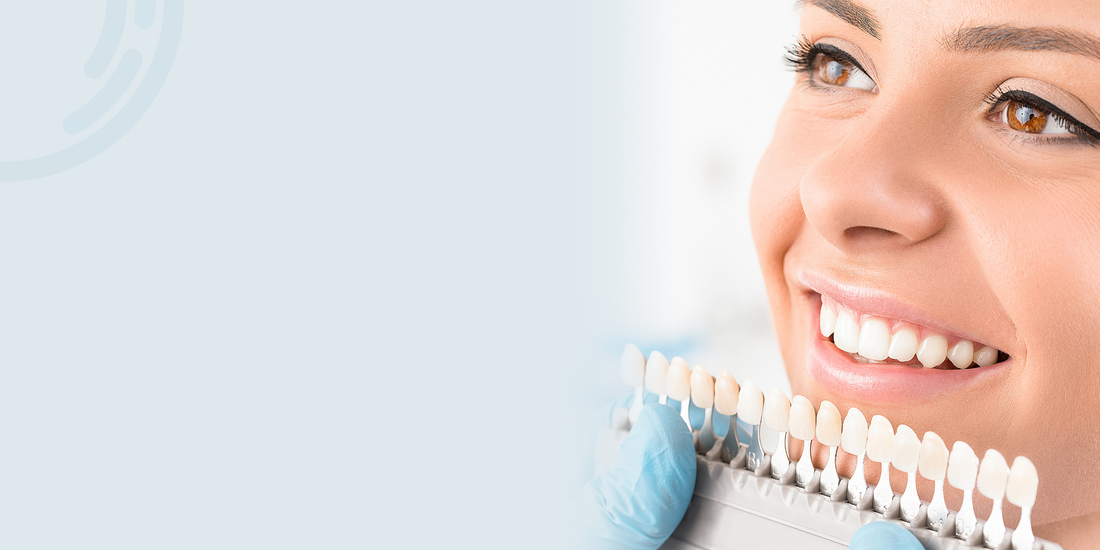 teeth whitening patient
