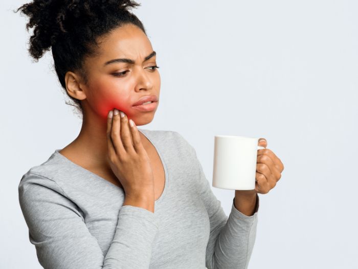 tooth sensitivity to hot beverage